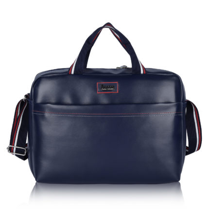 Saccus Navy Blue Office Bag